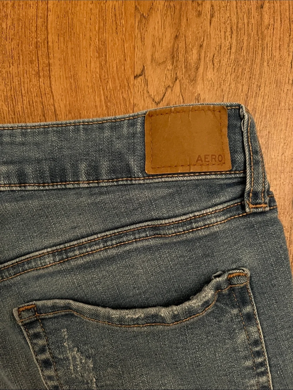 Aeropostale Midi Denim Shorts